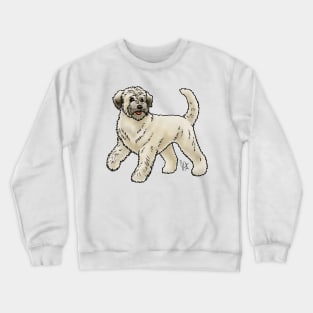Dog - Soft-Coated Wheaten Terrier - Heavy Cream Crewneck Sweatshirt